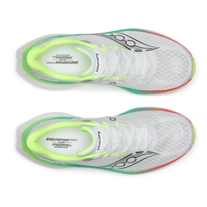Saucony Endorphin Speed 5 - Mens Running Shoes - White/Multi - image 5