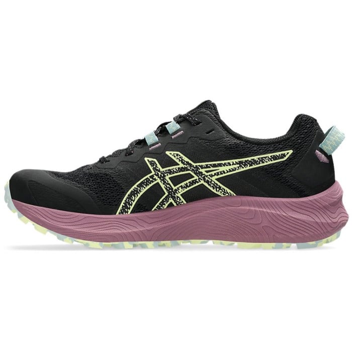 Asics Trabuco Terra 2 - Womens Trail Running Shoes - Black/Huddle Yellow