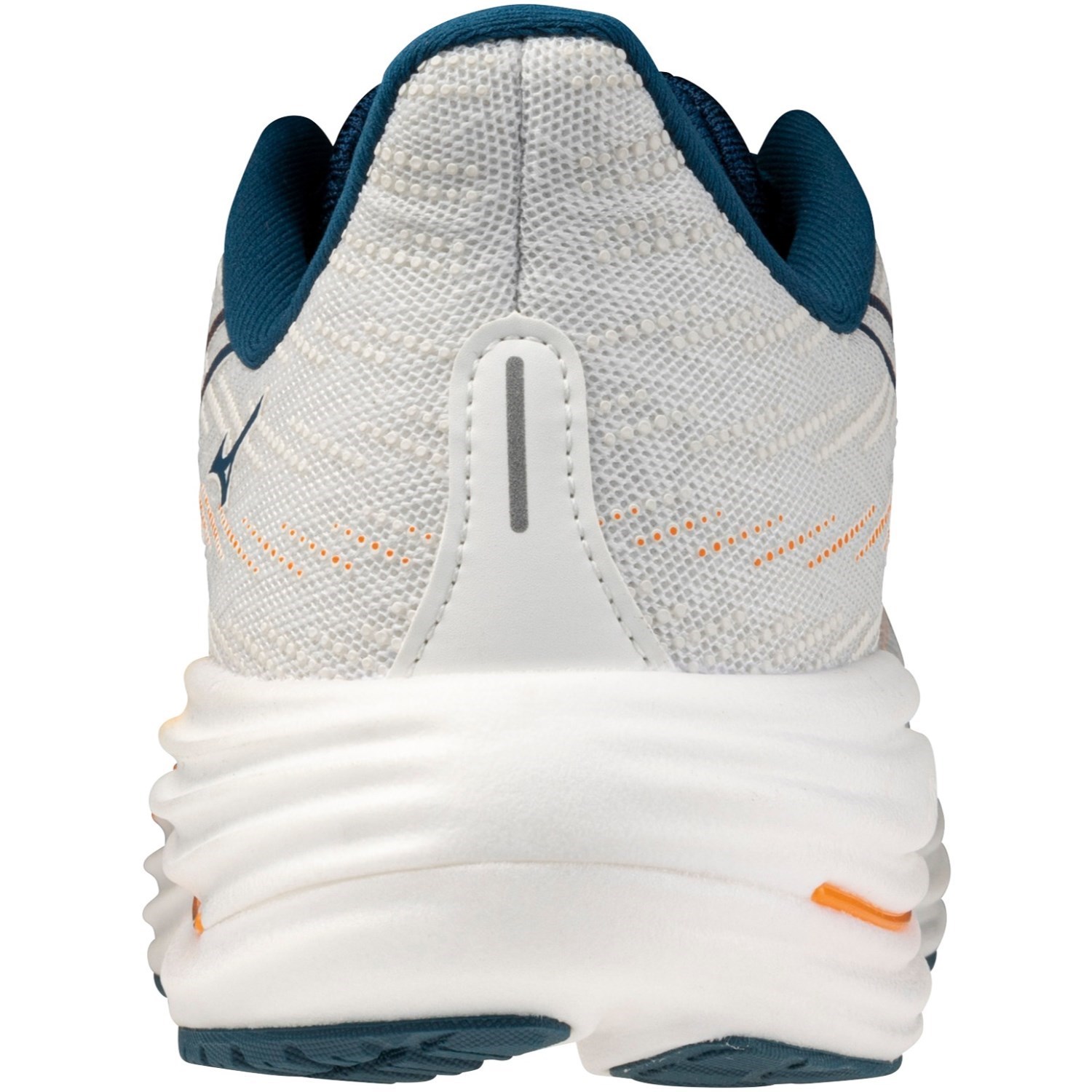 Mizuno Wave Rider 29 - Mens Running Shoes - GF White/Autun Sunset/Sailor Blue