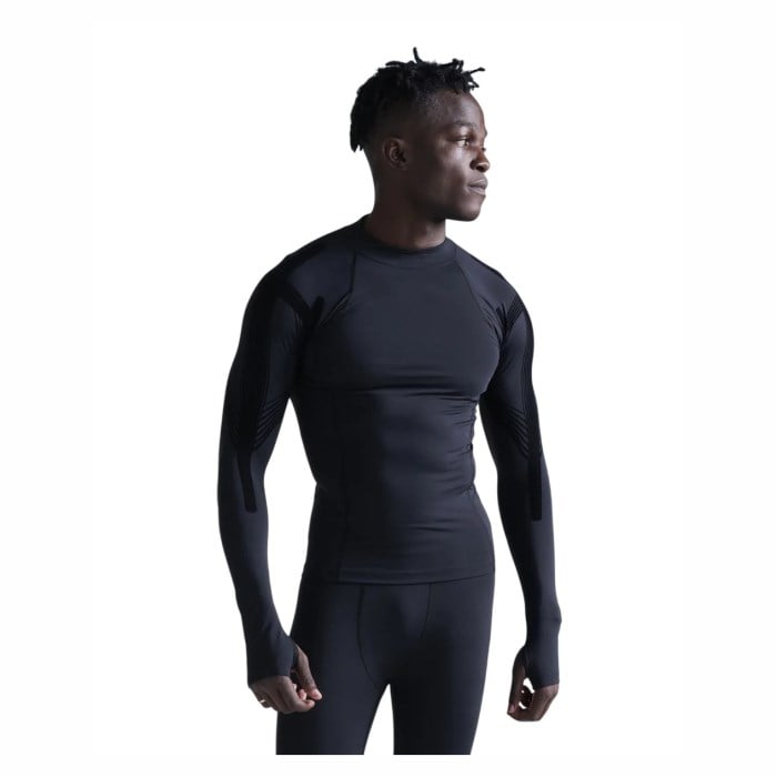 2XU Mens Recovery Compression Top With Fir - Black/Nero - image 3