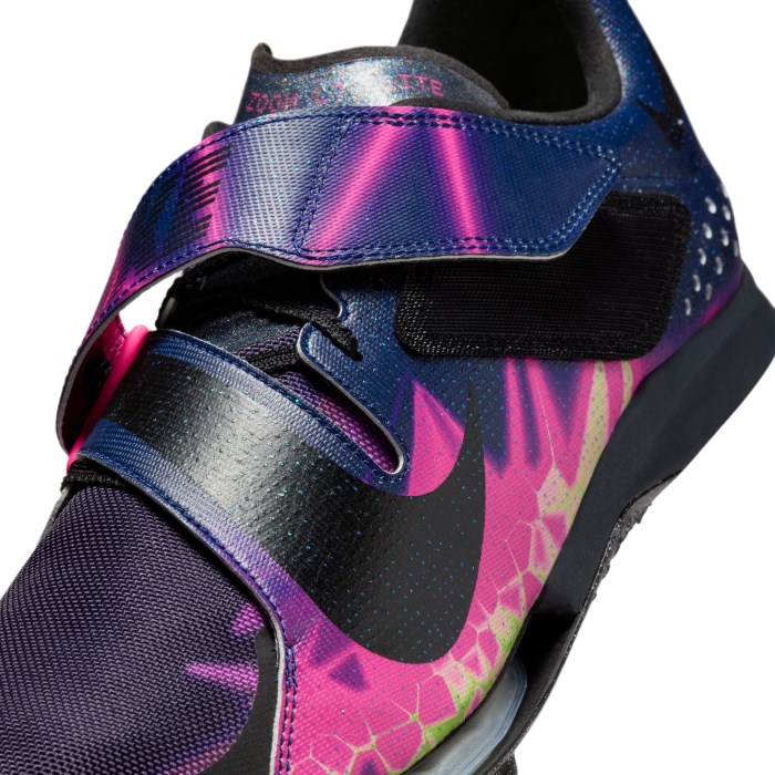 Nike Long Jump Elite GLAM - Unisex Jumping Spikes - Pink Blast/Black/Blue Void