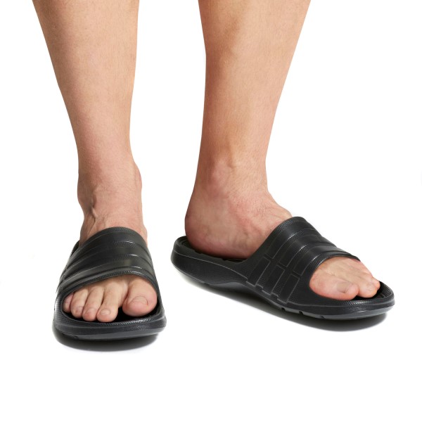 Adidas Duramo - Mens Slides - Triple Core Black