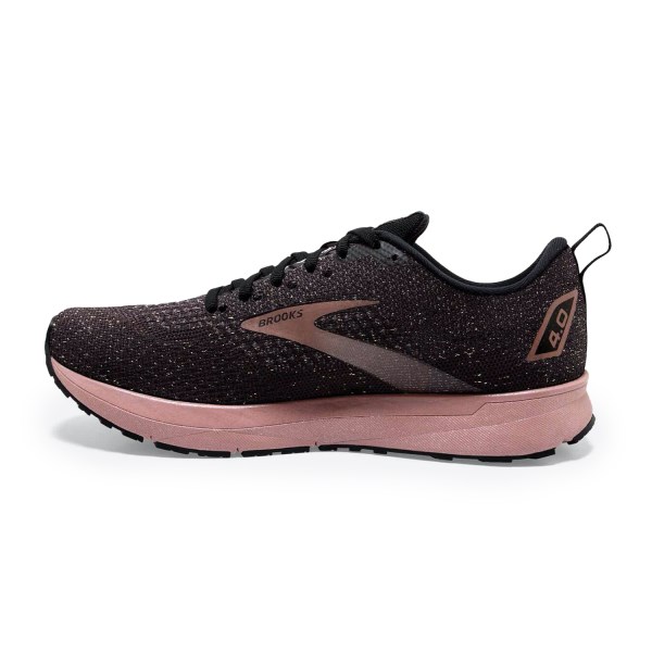Brooks Revel 4 - Womens Running Shoes - Black/Ebony/Rosegold