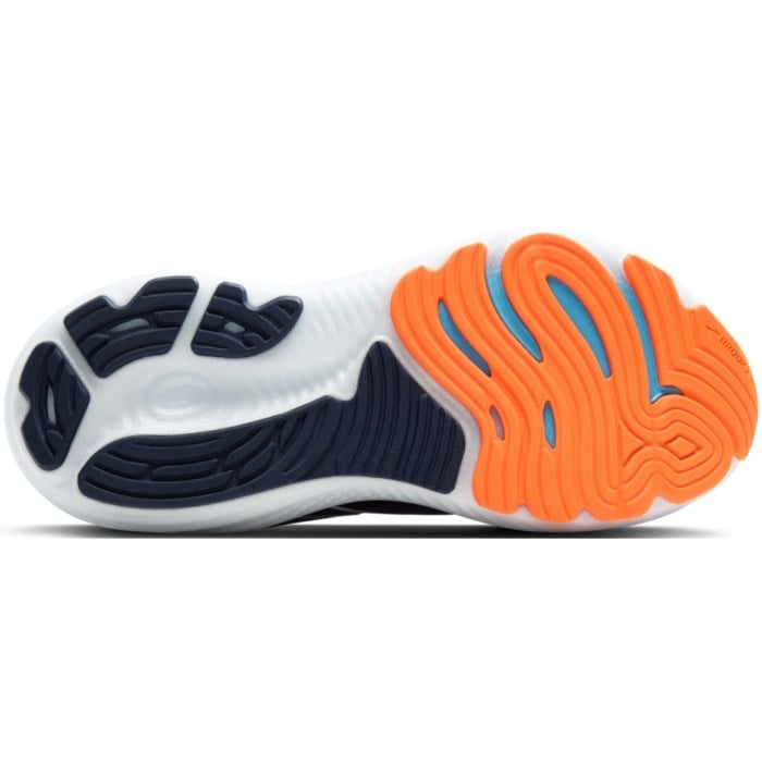 Brooks Glycerin GTS 22 - Mens Running Shoes - Peacoat/Blue Ribbon/Orange