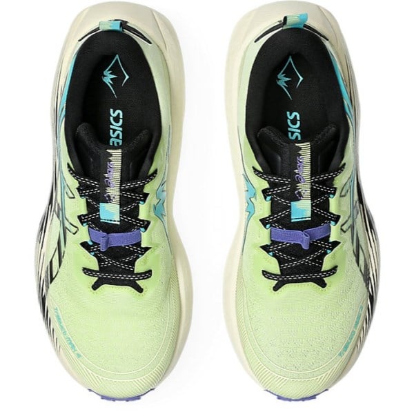 Asics Trabuco Max 4 - Mens Trail Running Shoes - Lime Green/Black