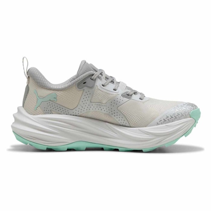 Puma Voyage Nitro 4 - Womens Trail Running Shoes - Feather Gray/Mint Melt/Silver - image 2