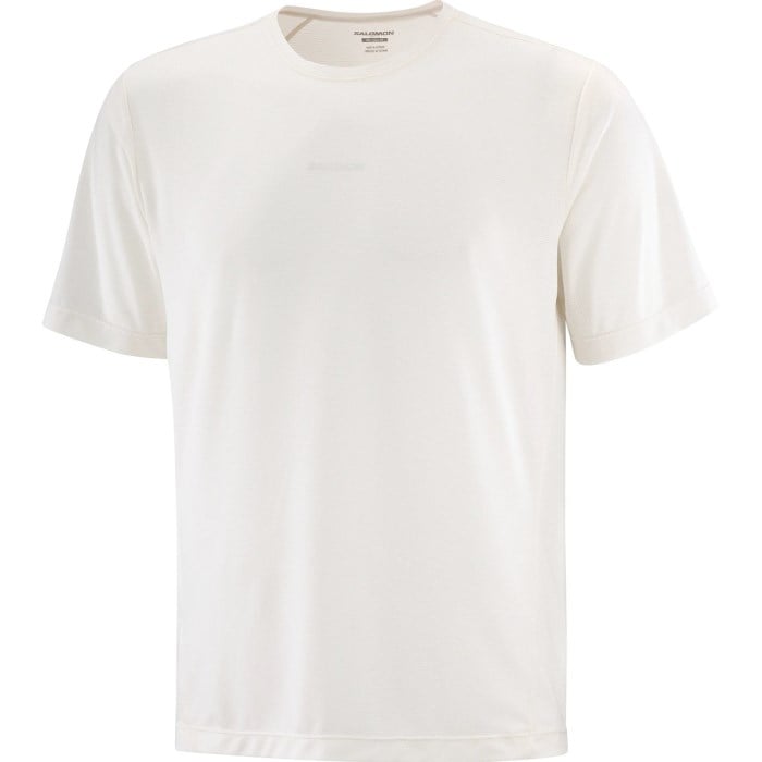 Salomon Shakeout Core Mens Short Sleeve T-Shirt - Whisper White