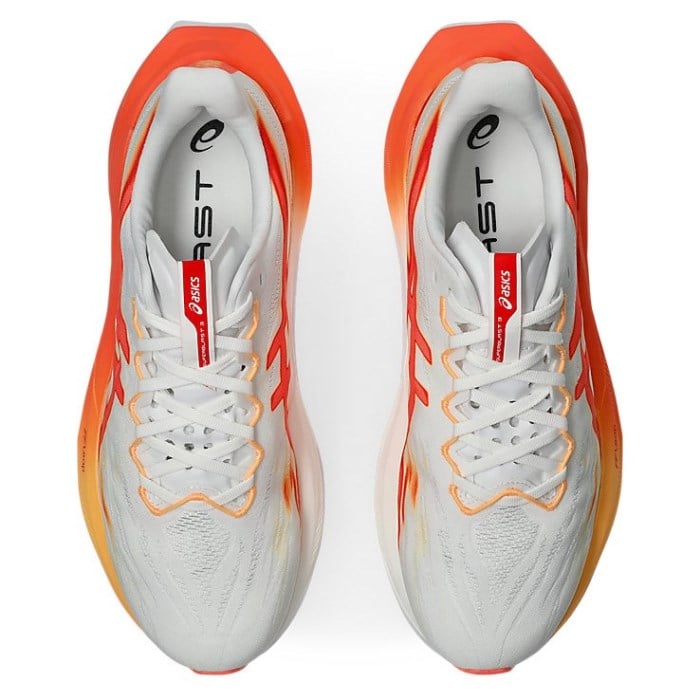 Asics Superblast 3 - Unisex Running Shoes - White/Orange Glow - image 4