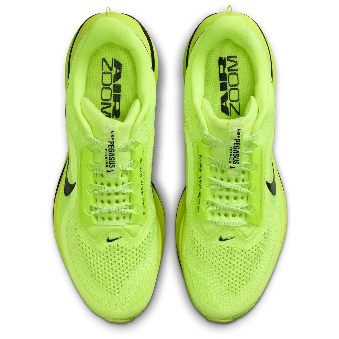Nike Pegasus Premium - Mens Running Shoes - Volt/Black/Volt/White
