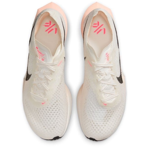 Nike ZoomX Vaporfly Next% 3 - Womens Road Racing Shoes - Sail/Black/Crimson Tint/Guava Ice