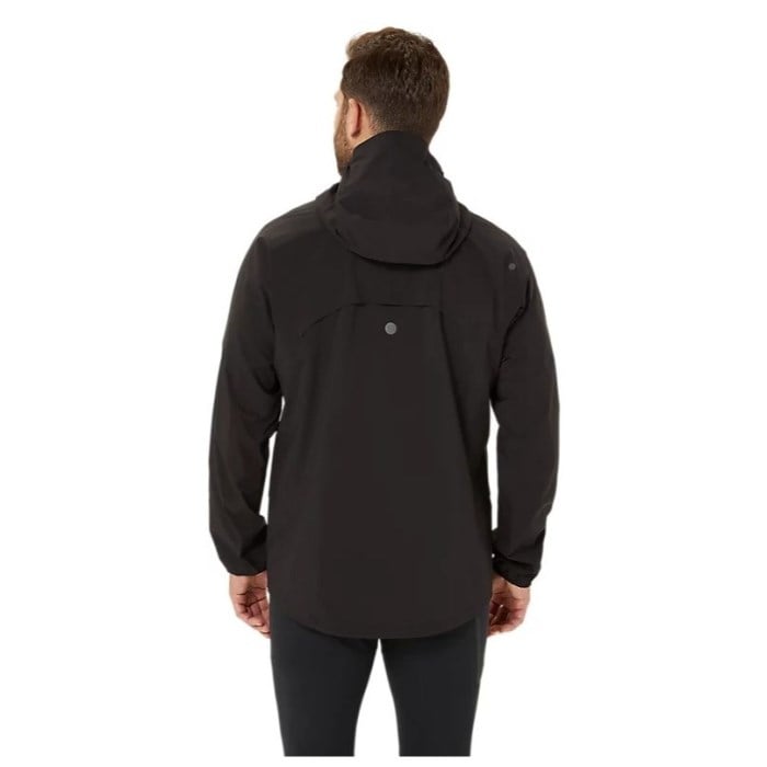 Asics MetaRun Mens Waterproof Running Jacket - Performance Black
