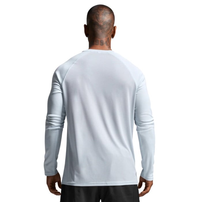 2XU Mens Aero Long Sleeve Top - Moonstone/Black Reflective