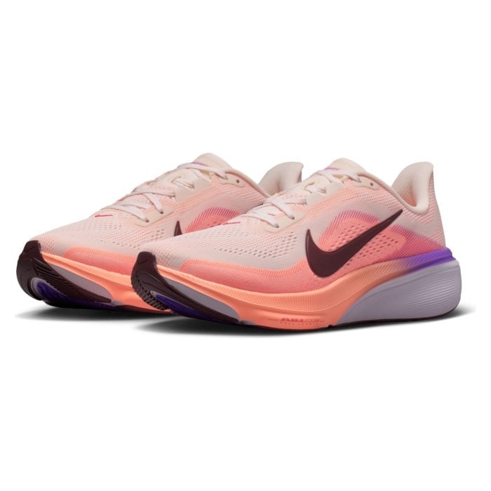 Nike Pegasus 42 - Womens Running Shoes - Chalk/Tattoo/Orange Pulse/Bright Violet