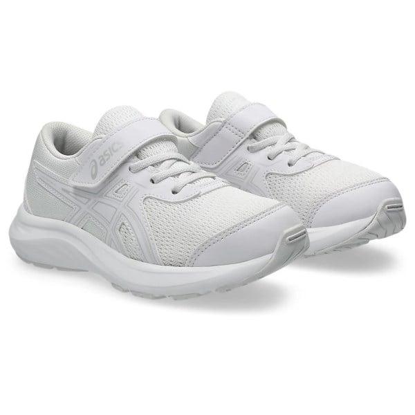 Asics Contend 9 PS - Kids Running Shoes - White/Glacier Grey