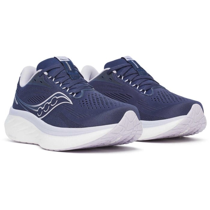 Saucony Ride 18 - Womens Running Shoes - Navy/Ester