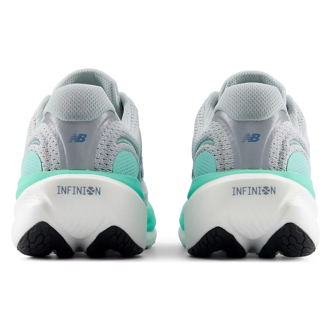 New Balance 1080v15 - Womens Running Shoes - Light Zinc Blue/Bright Mint - image 5