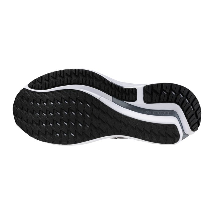 Mizuno Wave Inspire 21 - Mens Running Shoes - Black/Silver/Metallic Gray