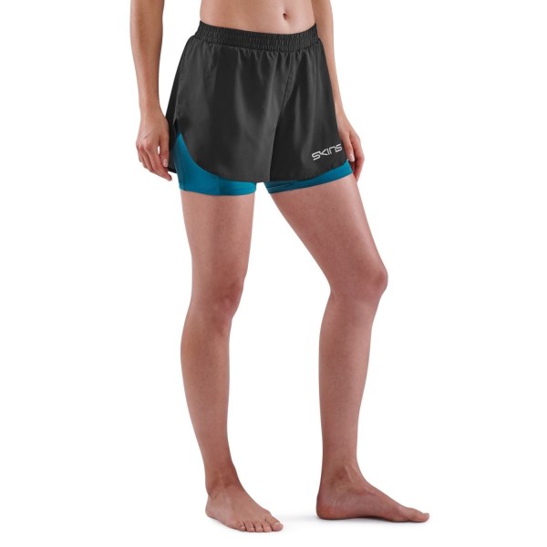 Skins Series-3 X-Fit Womens Running Shorts - Black