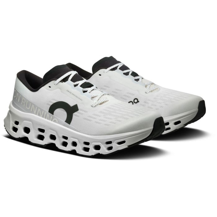 On Cloudmonster 3 - Mens Running Shoes - White/White