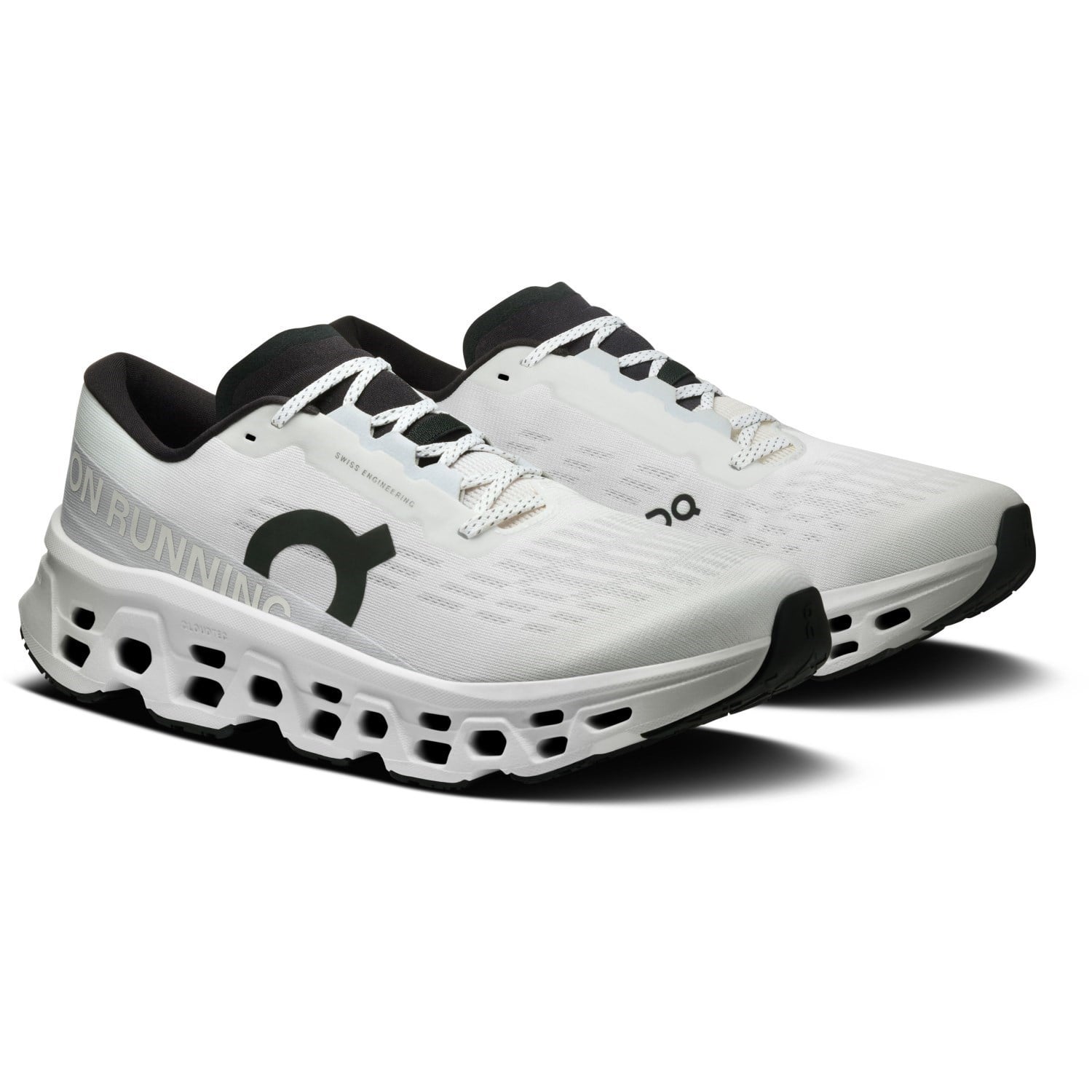 On Cloudmonster 3 - Mens Running Shoes - White/White