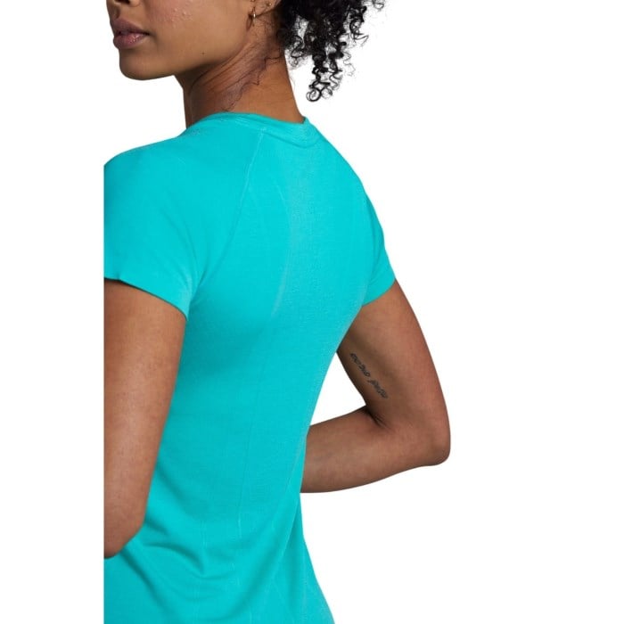 No Timid Souls GLIDE360 Womens Short Sleeve Top - Bondi Turquoise