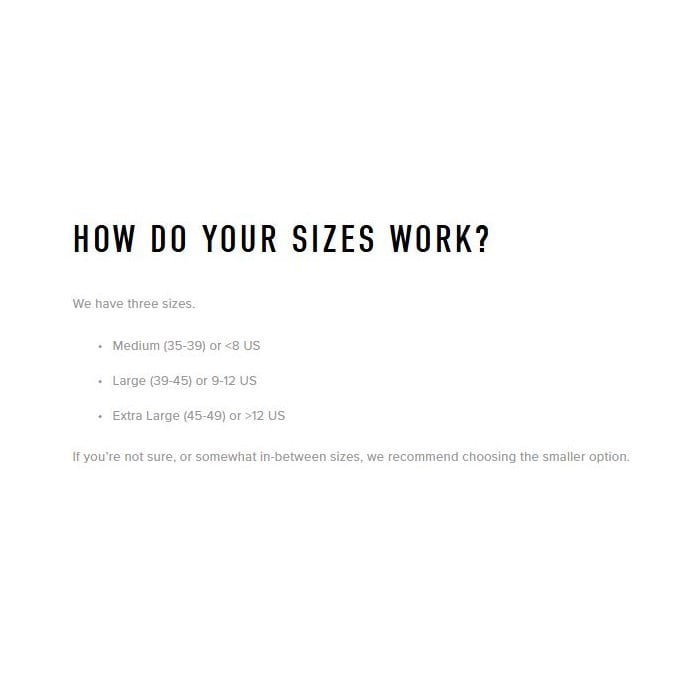 View size chart