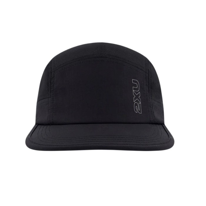 2XU Light Speed Running Cap - Black/Silver Reflective