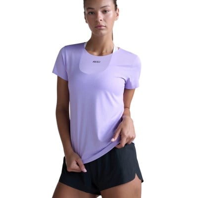 2XU Womens Light Speed Tech Tee - Lavender/Lavender Reflective