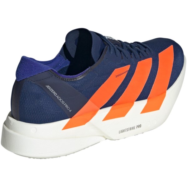 adidas Adizero Adios Pro 4 - Mens Racing Shoes - Dark Blue/Impact Orange/Lucid Blue