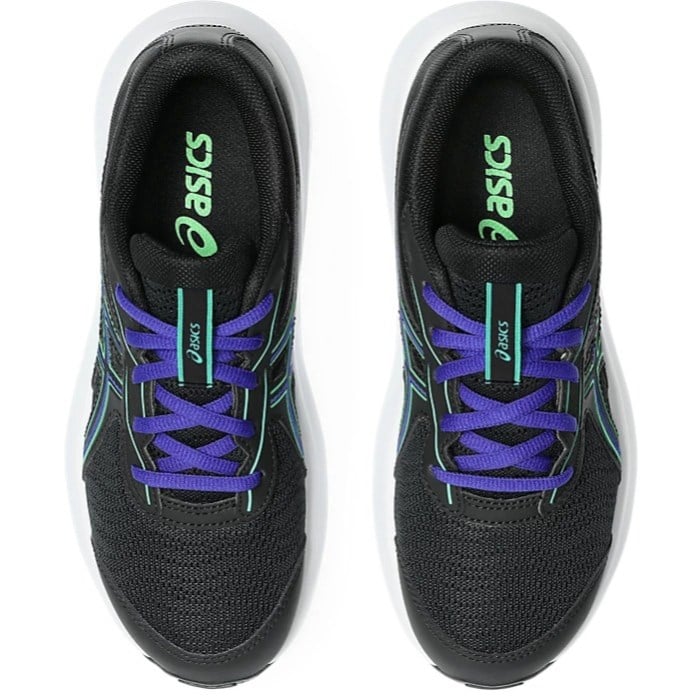 Asics Contend 9 GS - Kids Running Shoes - Black/Vital Green