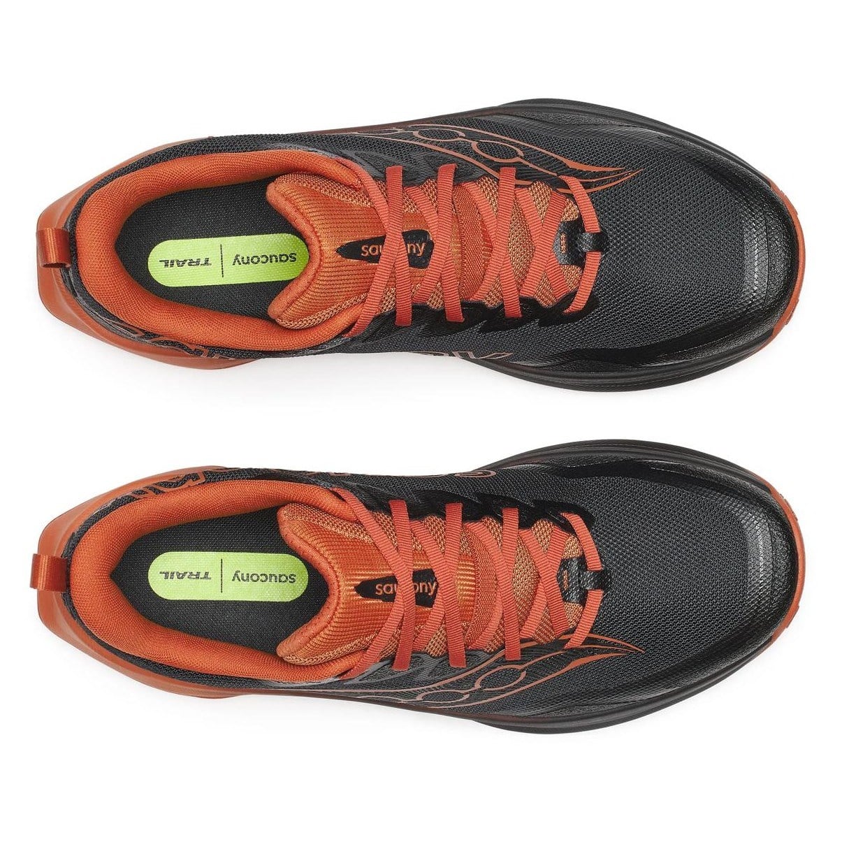 Saucony Peregrine 16 - Mens Trail Running Shoes - Black/Rust - image 5