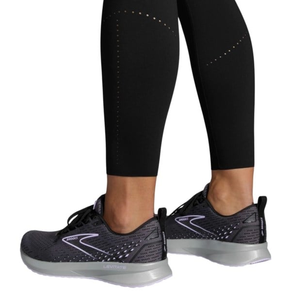 Brooks Method 7/8 DriLayer Womens Running Tights - Light Black