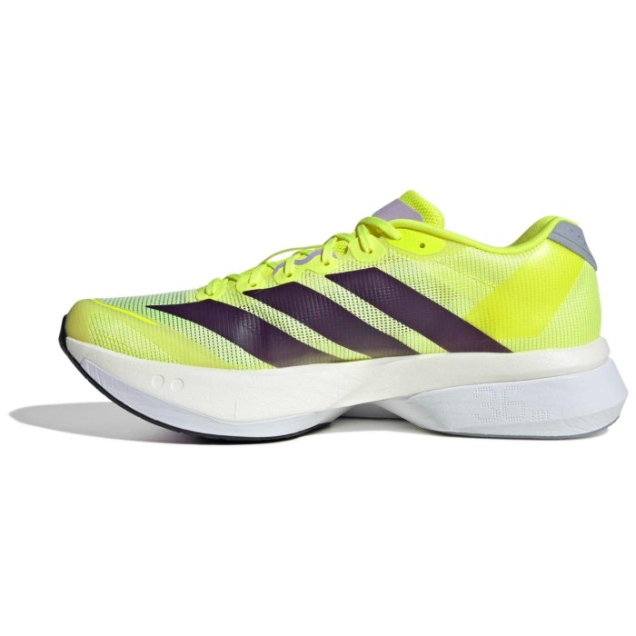 adidas Adizero Boston 13 - Mens Running Shoes - Solar Yellow/Aurora Plum/Powder Plum