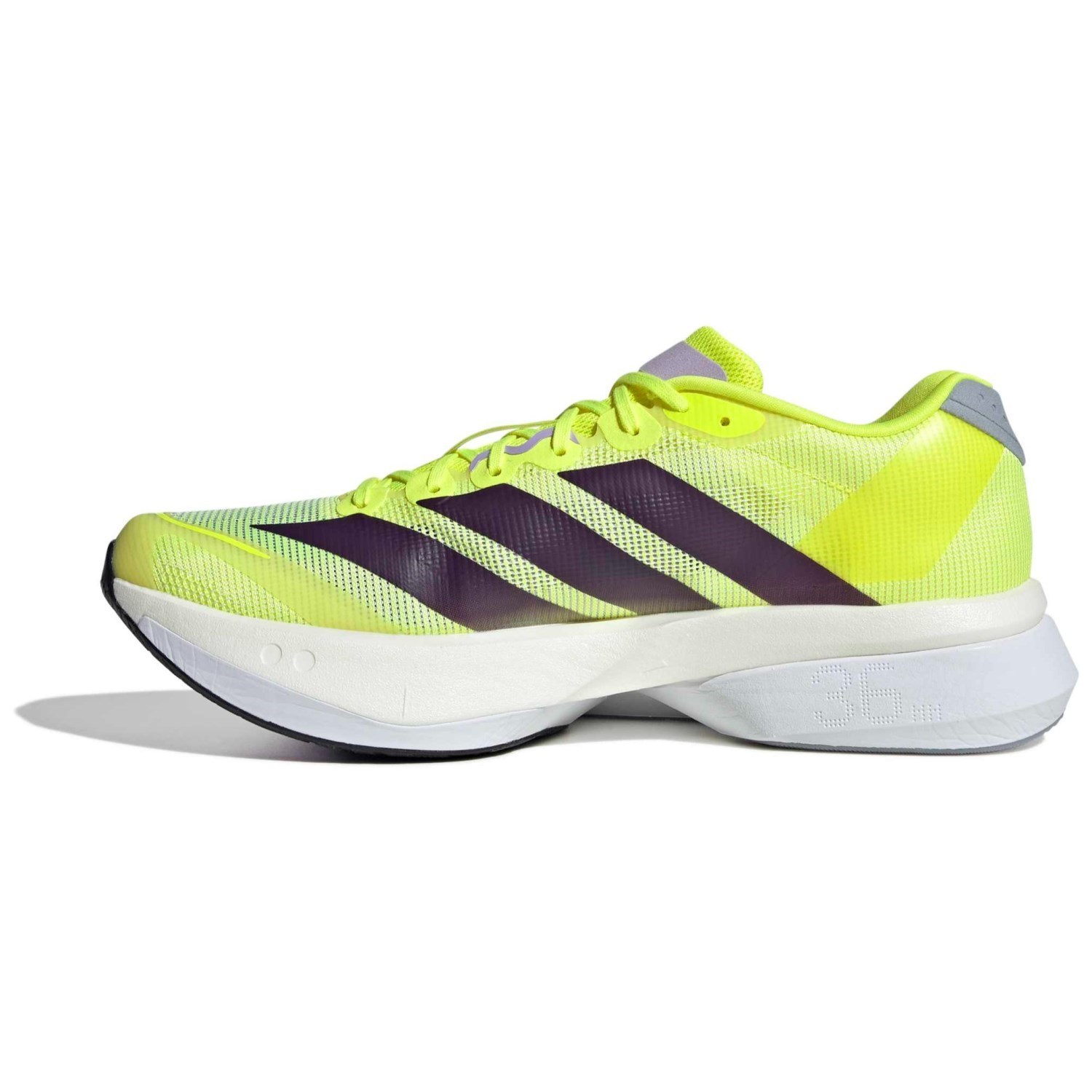 adidas Adizero Boston 13 - Mens Running Shoes - Solar Yellow/Aurora Plum/Powder Plum