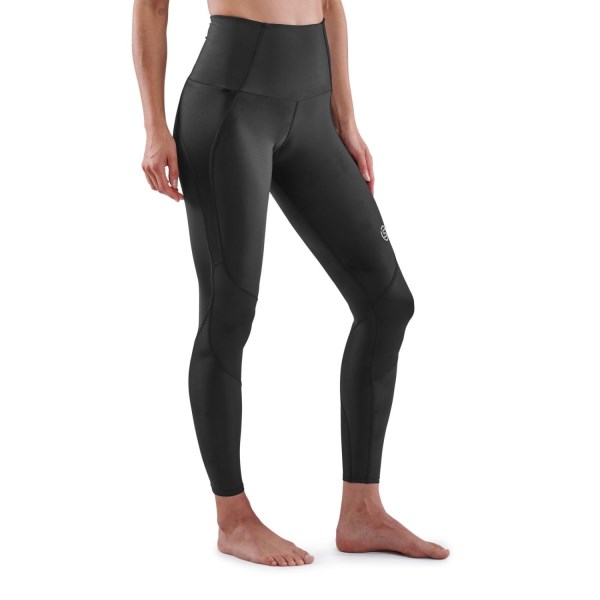 Skins Series-3 Skyscraper Womens Compression Long Tights - Black