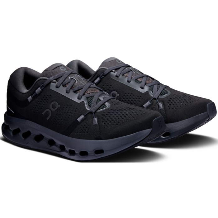 On Cloudsurfer 2 - Womens Running Shoes - Black/Black