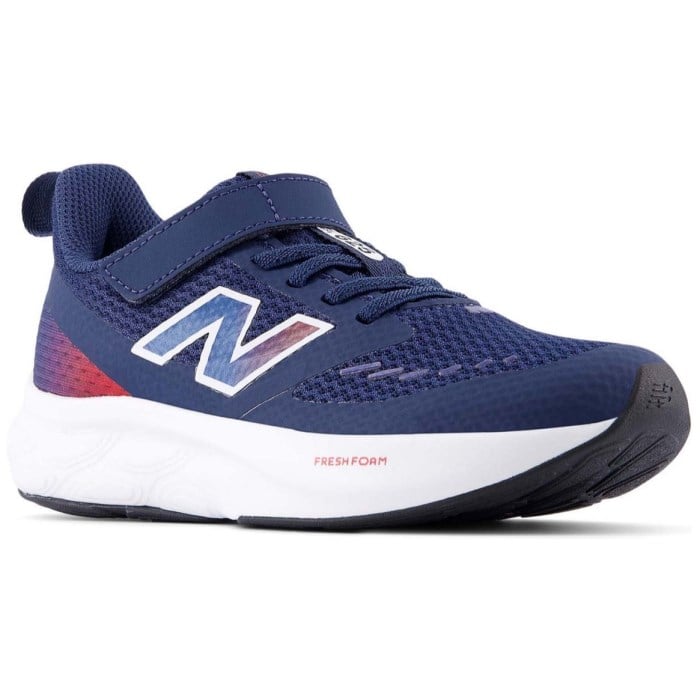 New Balance 625 Bungee Lace with Top Strap - Kids Pre School Running Shoes - NB Navy