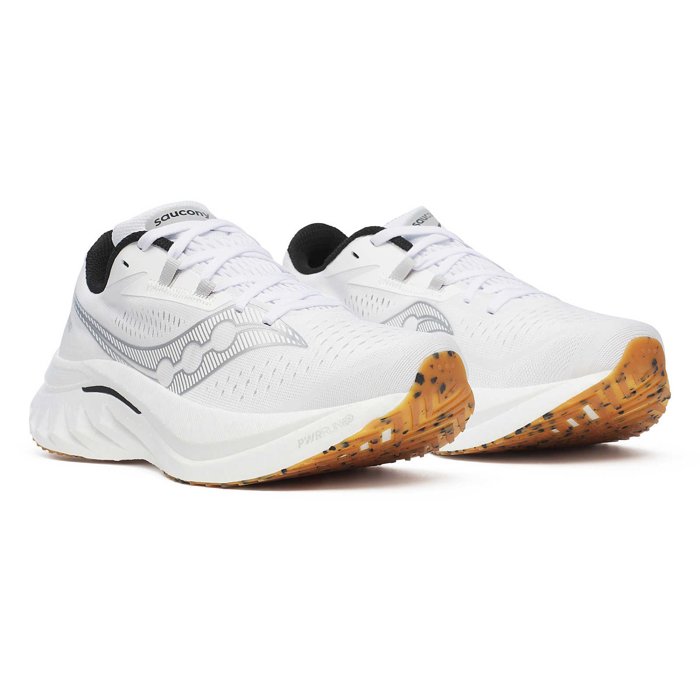 Saucony Endorphin Speed 4 - Mens Running Shoes - White/Gum