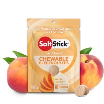 SaltStick FastChews - 10 Count Packet - Peach