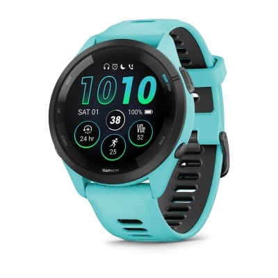 Garmin Forerunner 265 - GPS Running Smart Watch - Aqua