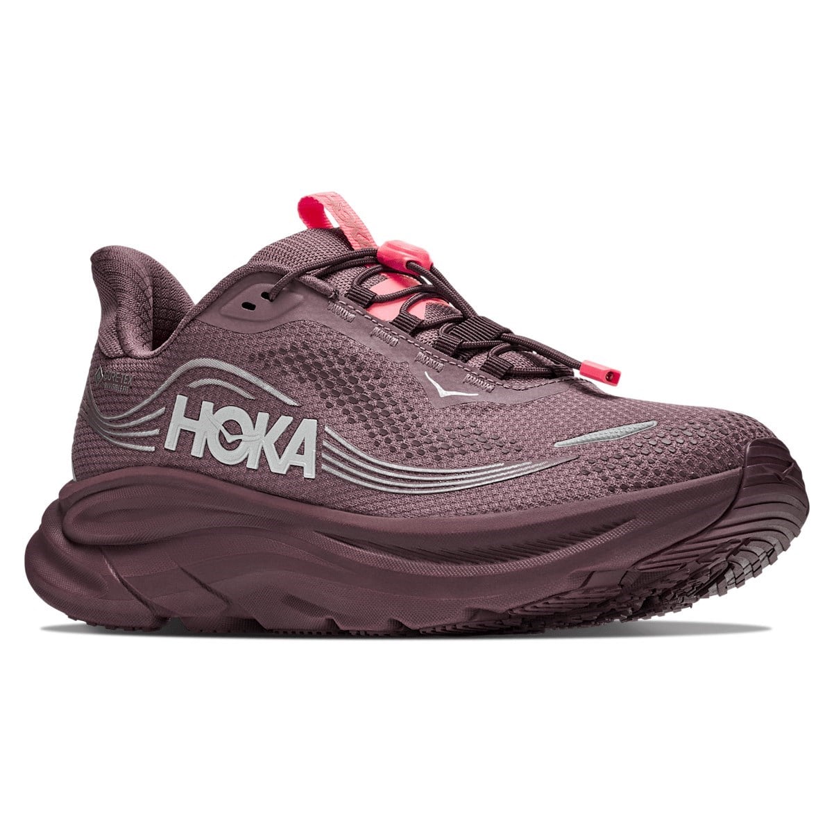 Hoka Clifton 11 GTX - Womens Running Shoes - Smoky Quartz/Deep Mauve - image 4