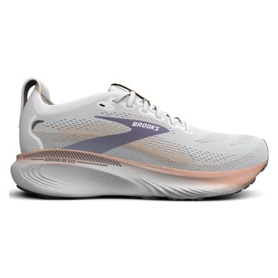 Brooks Adrenaline GTS 25 - Womens Running Shoes - Oyster Mushroom/Peach/Grape
