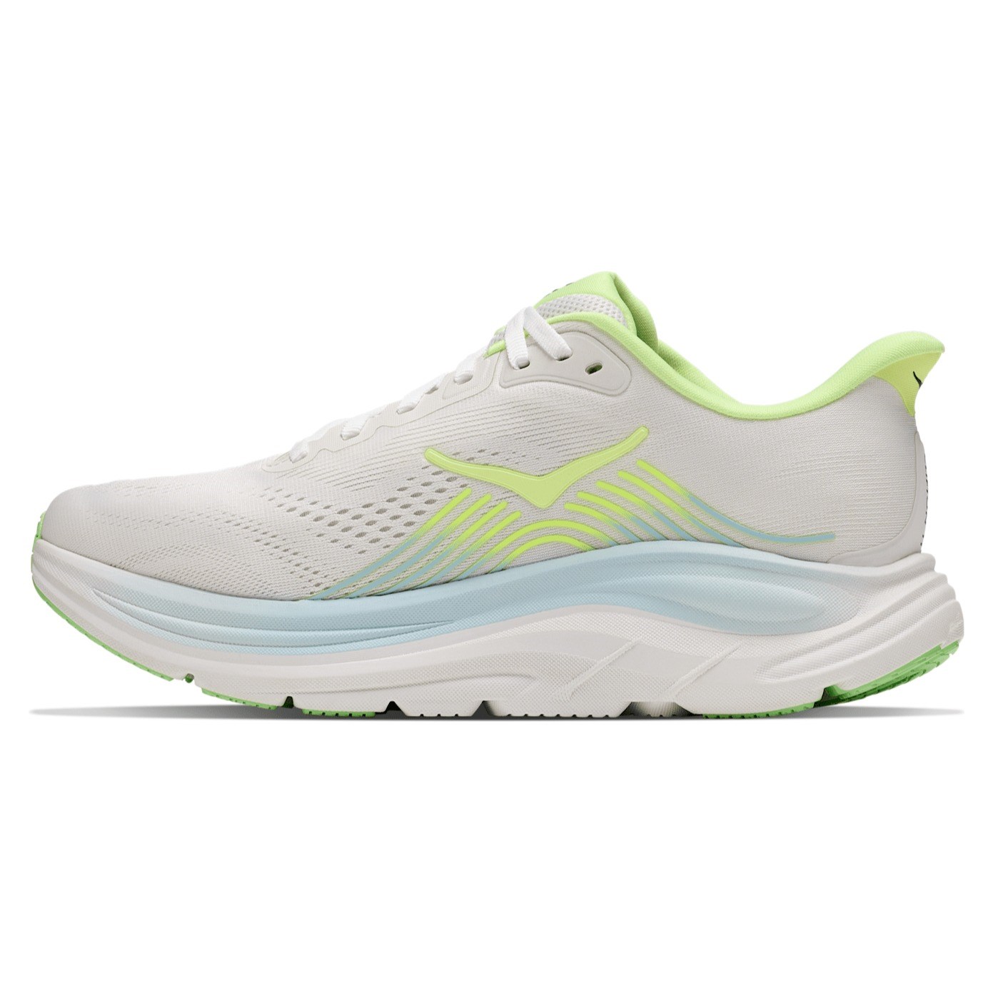 Hoka Clifton 11 - Womens Running Shoes - Frost/Neon Yuzu - image 2