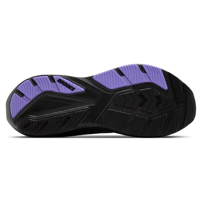 Brooks Ghost Amp - Mens Running Shoes - Black/Grey/Purple - image 6