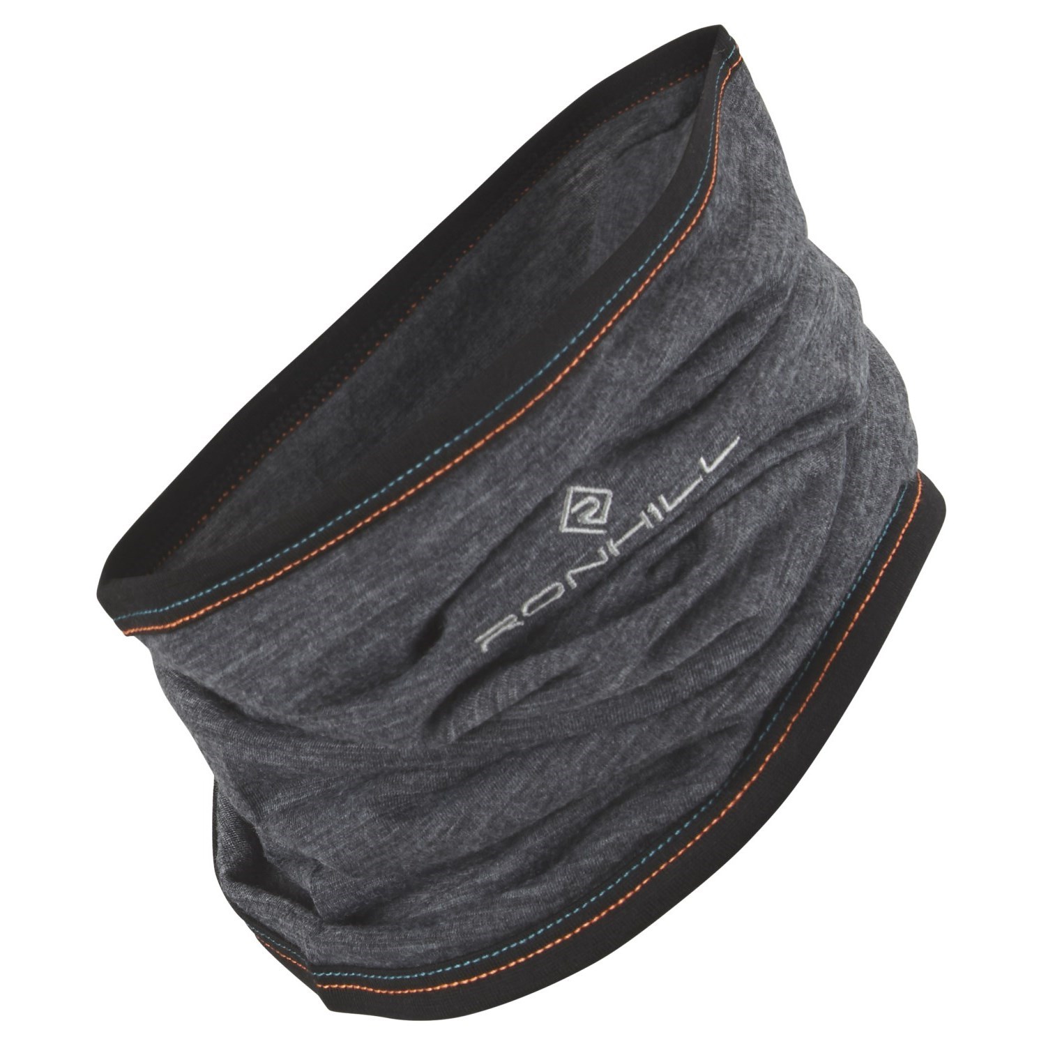 Ronhill Merino Neck Gaiter - Grey Marl/Black