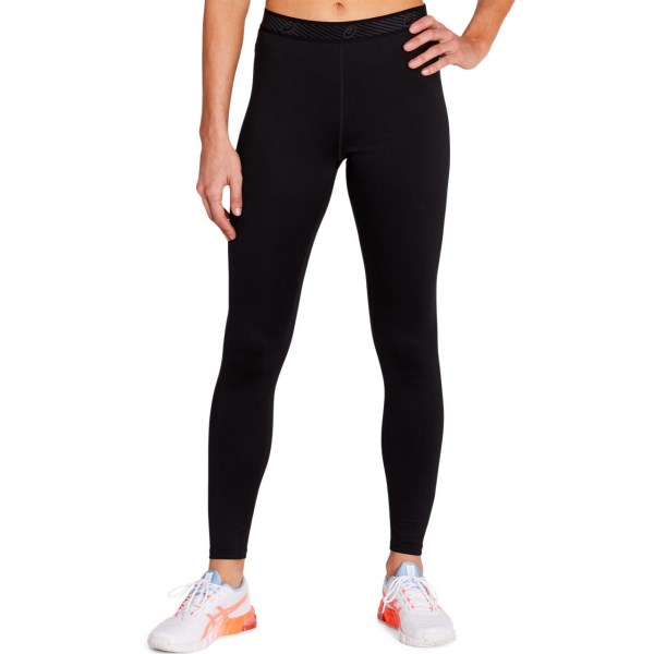 Asics Essential Logo Womens 7/8 Training Tights - Performance Black