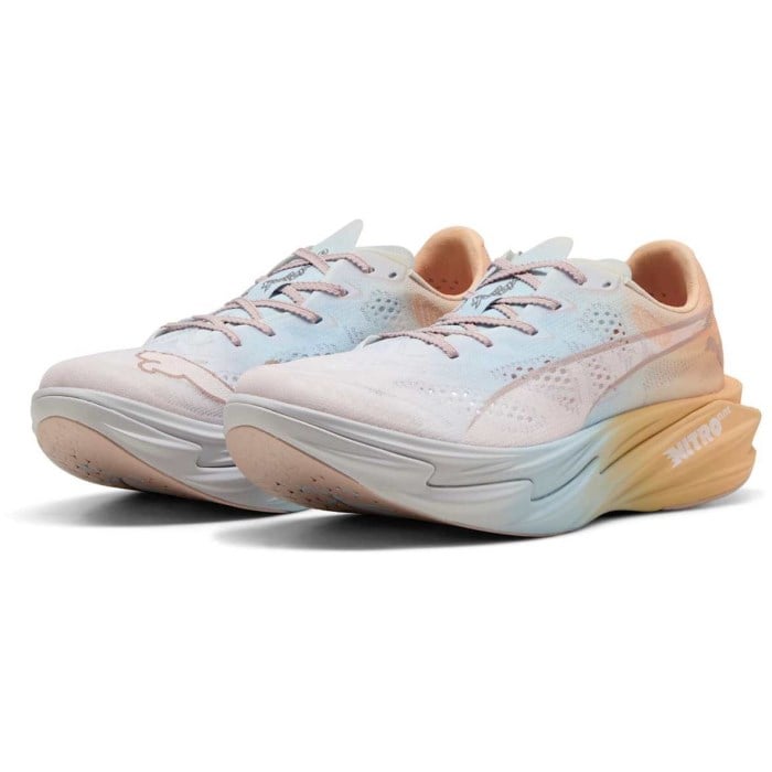 Puma Deviate Nitro Elite 4 Run Club - Womens Running Shoes - Jasmine Flower/Lucite/Almost Apricot