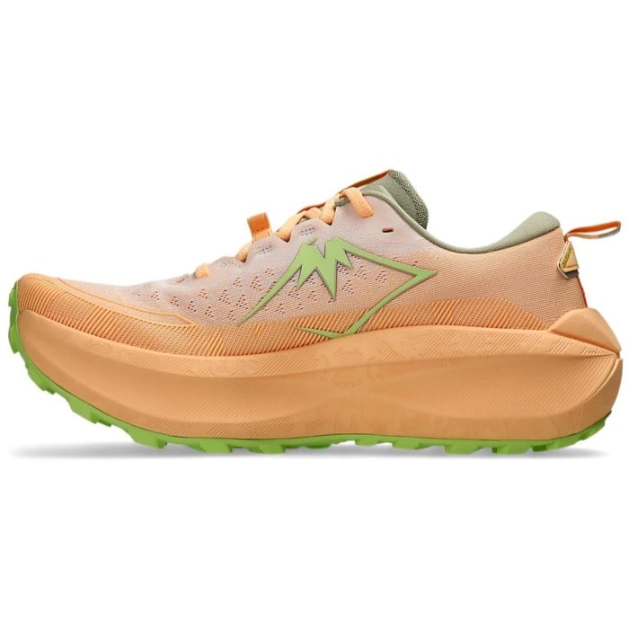 Asics Trabuco Max 4 - Mens Trail Running Shoes - Cream/Khaki/Orange