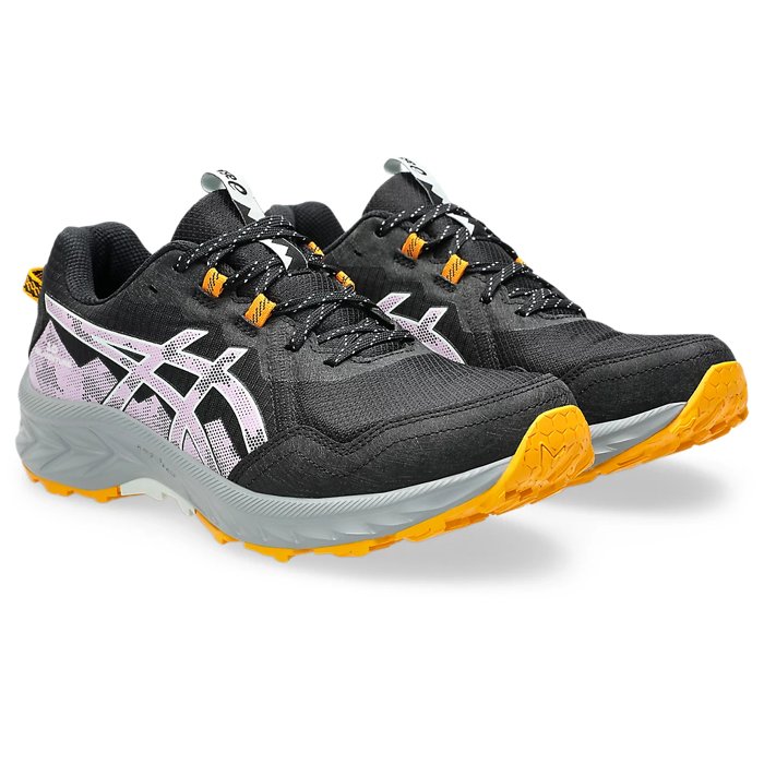 Asics Gel Venture 10 - Womens Trail Running Shoes - Black/Light Ube