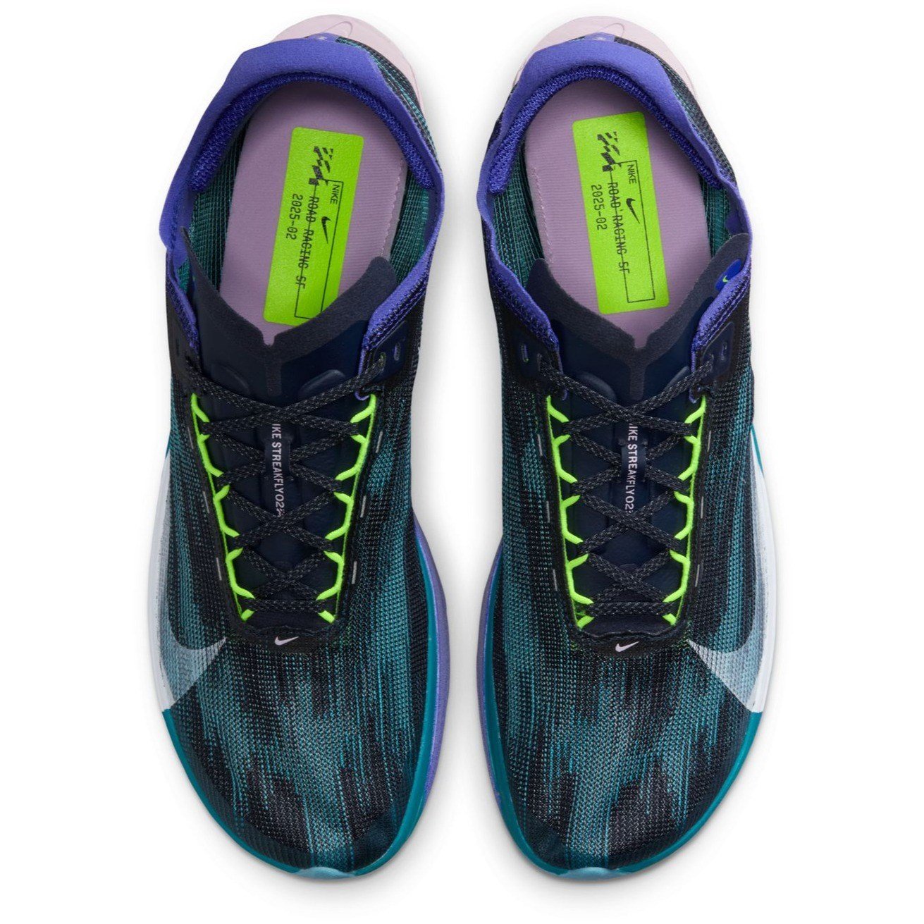 Nike Streakfly 2 - Mens Racing Shoes - Obsidian/White/Persian Violet